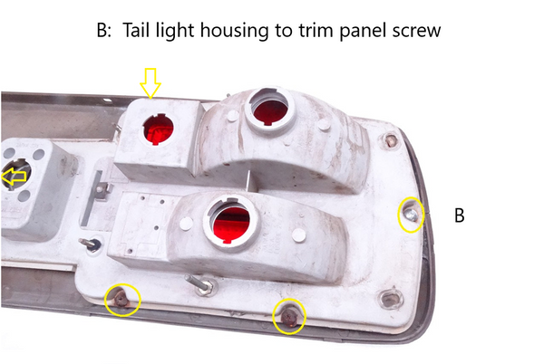 Tail Light Panel Trim Mounting Screw Hardware OEM 260Z 280Z 74-78