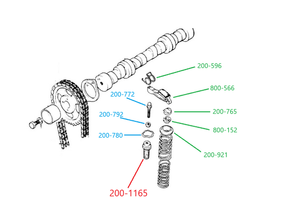 Rocker Arm Screw Lock Nut OEM 240Z 260Z 280Z 280ZX 510