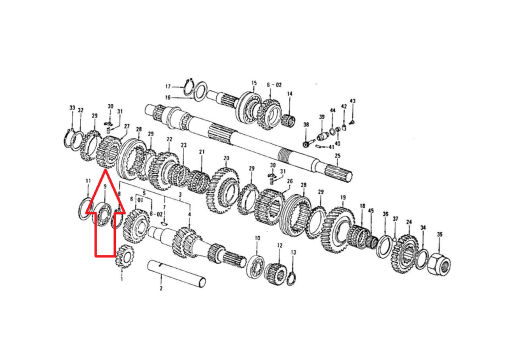 Transmission Hub Syncro OEM 240Z 260Z 280Z 280ZX | Z Car Depot Inc