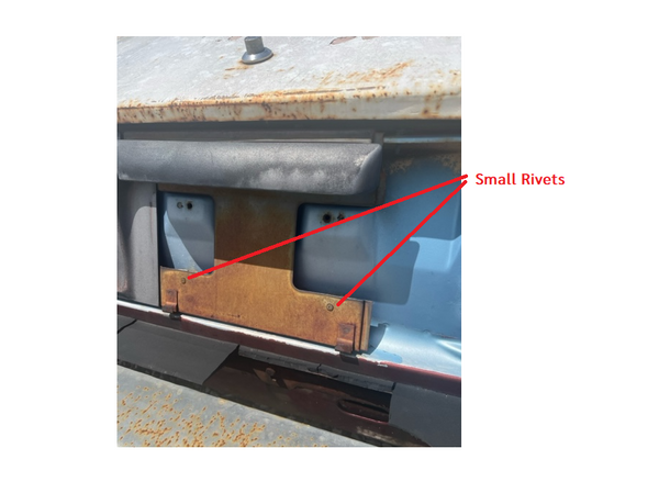 Tail Light Trim Panel Rivet Black 240Z 260Z 280Z