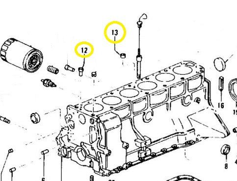 Engine Block Oil Jet 240Z 260Z 280Z 280ZX 510