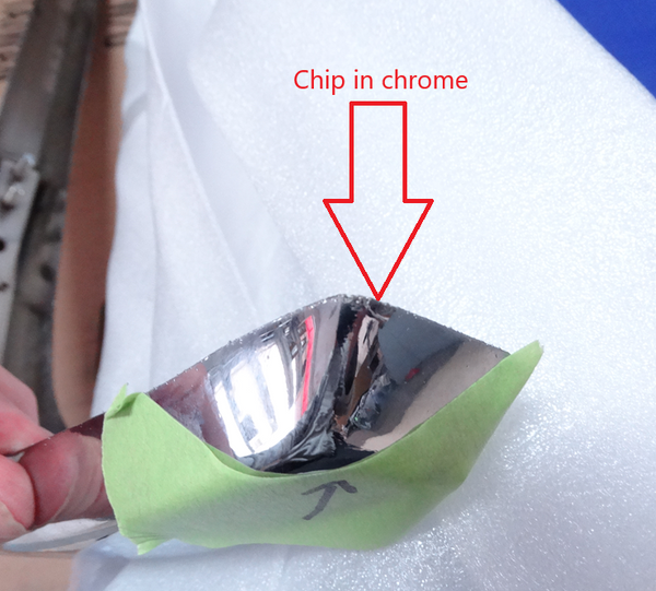 Front Metal Chrome Bumper *Damage 240Z 70-72