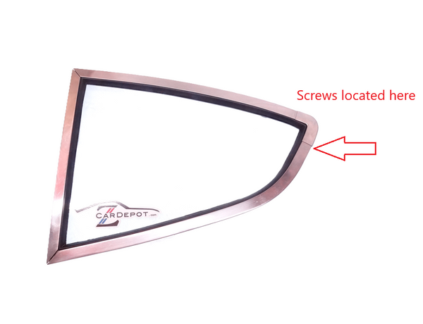 Quarter Glass Window Trim Screws Stainless 240Z 260Z 280Z