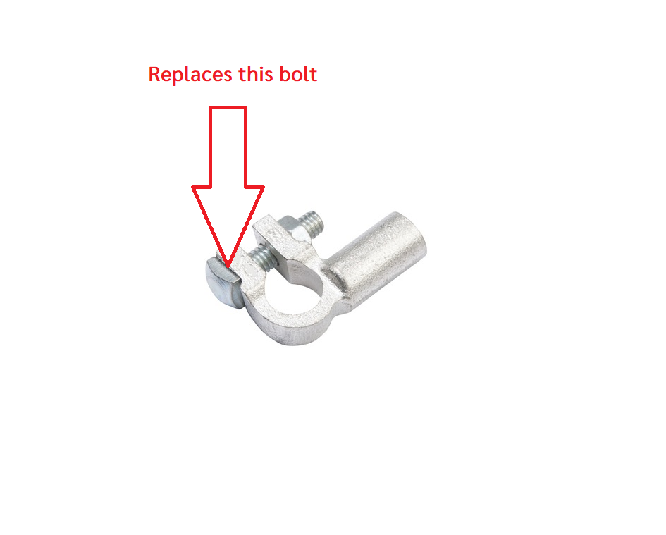 Battery Cable End Clamp Bolt 240Z 260Z 280Z 510 280ZX Z Car Depot Inc