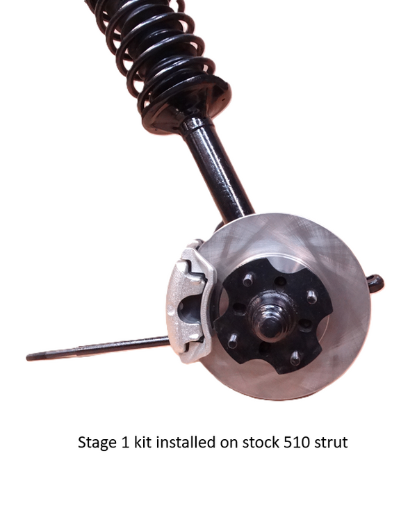 Front Brake Upgrade Kit 510 1968-73 Sedan and Wagon Stage 1