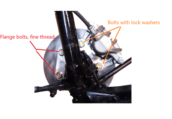 Front Brake Upgrade Kit 510 1968-73 Sedan and Wagon Stage 1