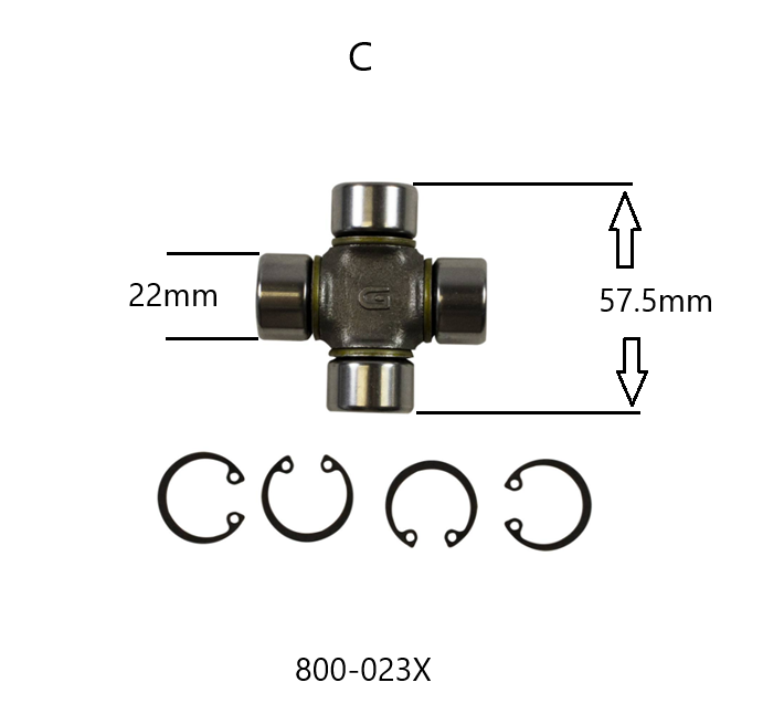 Driveshaft U Joint Propeller Shaft 240Z 260Z 280Z 280ZX 70-83 | Z