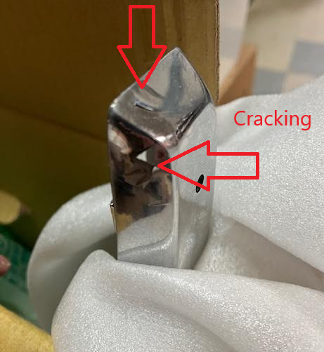 Front Metal Chrome Bumper 240Z 70-72 *BLEM