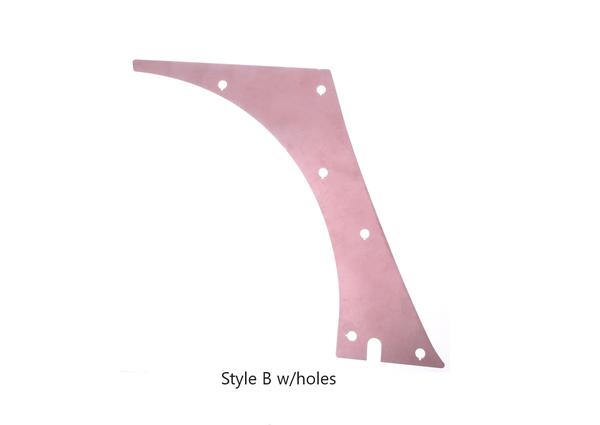 Interior Rear Dog Leg Trim Panel Aluminum 240Z 260Z