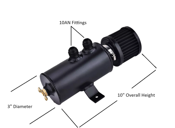 Oil Catch Can PCV Crankcase Breather 240Z 260Z 280Z 280ZX 510