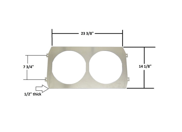 Fan Shroud for Electric Fans Radiator 240Z 260Z 70-74