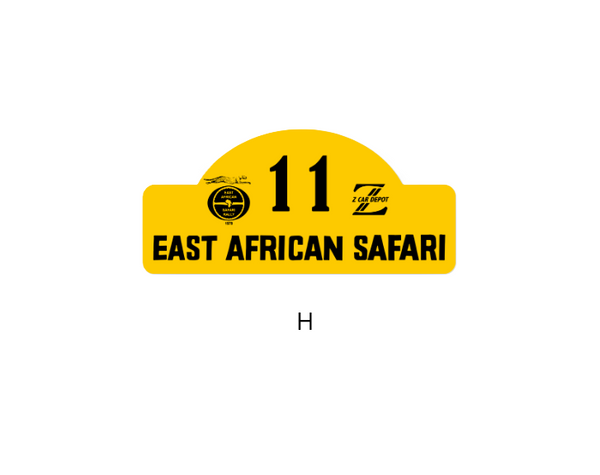 Rally Safari Livery Sticker Decal 240Z 260Z 280Z 510