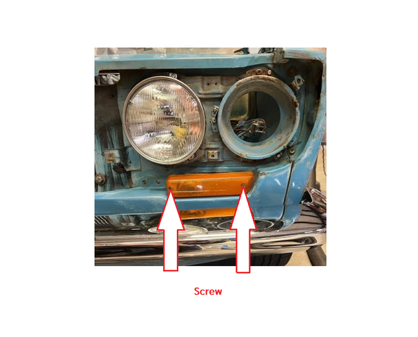 Front Turn Signal Lens Light Screw 510