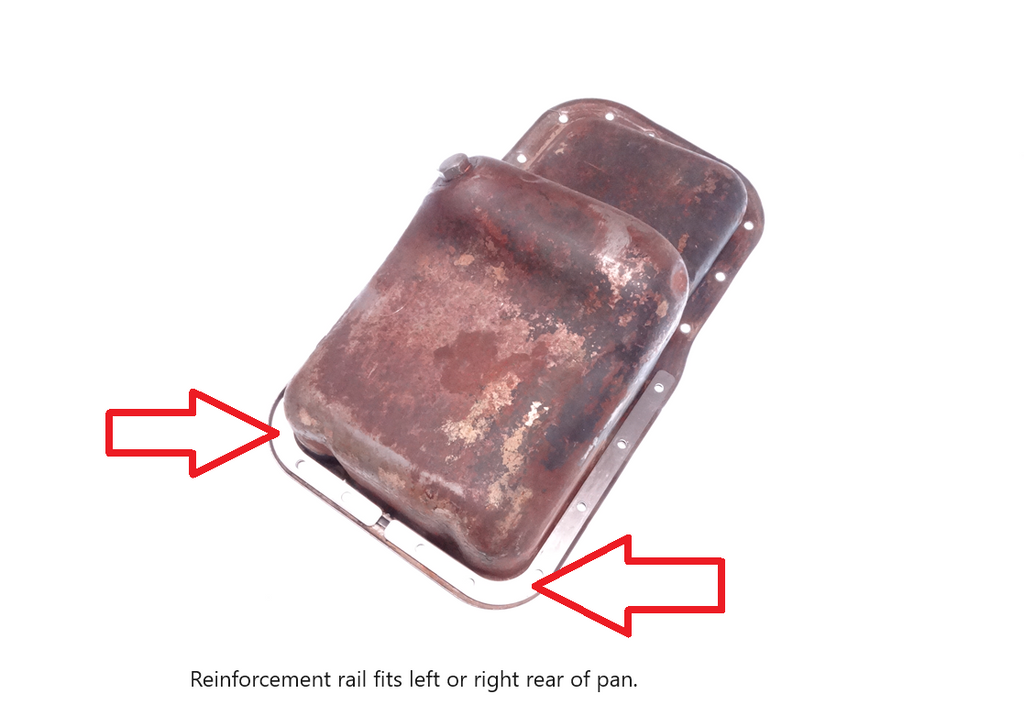 Oil Pan Reinforcement Rail L4 L16 L20B 510 620 | Z Car Depot Inc