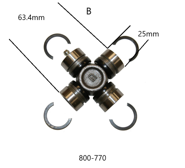 Driveshaft U Joint Propeller Shaft 240Z 260Z 280Z 280ZX 70-83