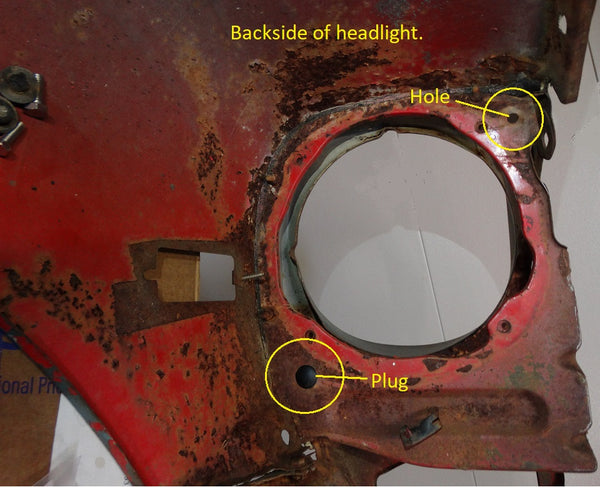 Rubber Hole Plug Headlight Bucket Fender 240Z 260Z 280Z