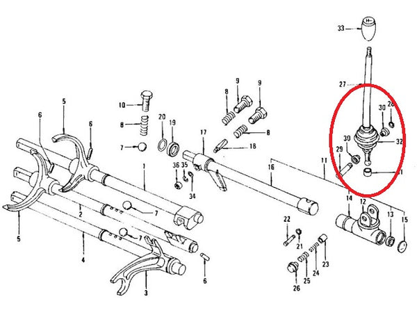Shifter Bushing Kit OEM 240Z 260Z 280Z 280ZX
