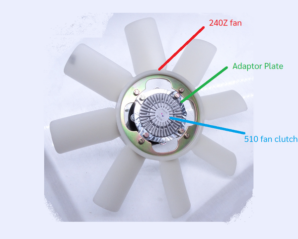 Fan Clutch Adaptor Plate Datsun 510