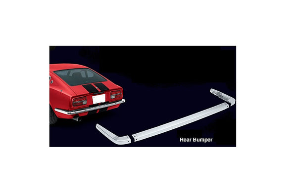 Chrome Bumper Rear Steel 240Z Smooth