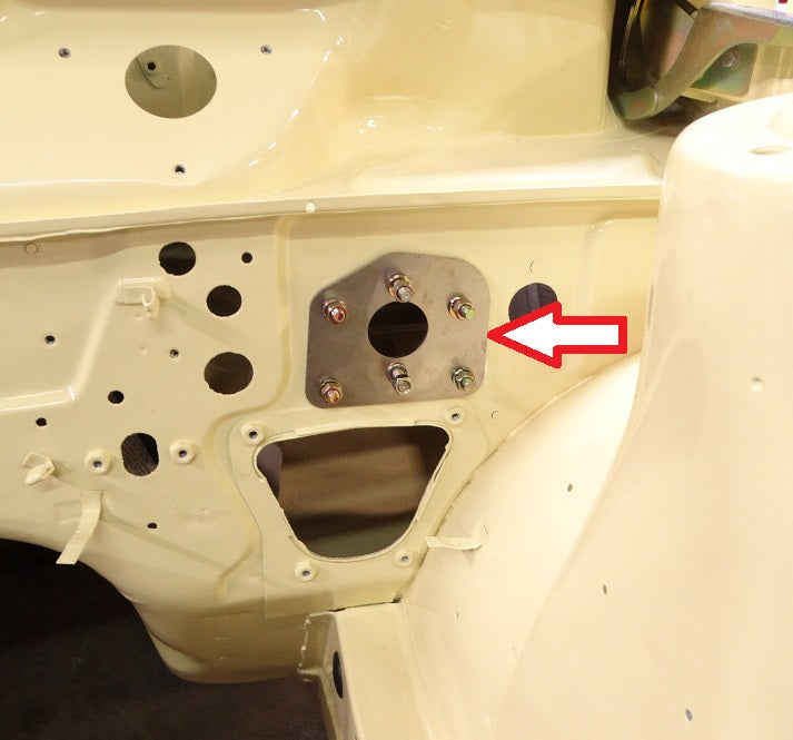 Brake Master Cylinder Mounting Plate 510 6873 Z Car Depot Inc