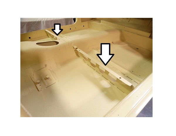 Floor Pan Sheet Metal Seat Brace 510