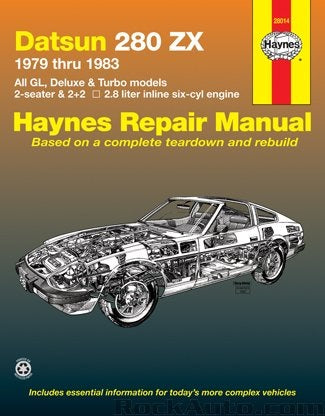 Haynes Repair Manual 280ZX 79-83