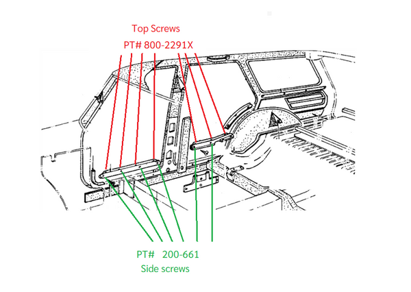 Door Scuff Sill Kick Plate Screw 510