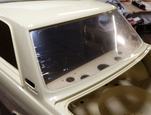 Rear Window Polycarbonate Glass Replacement 510 Sedan NEW