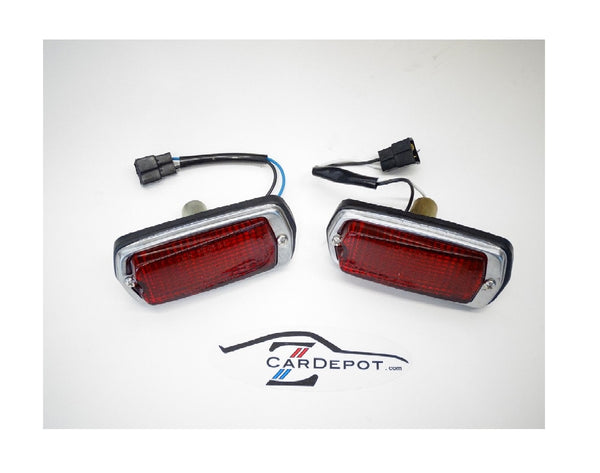 Side Marker Lights Red Clear Amber Pair 240Z 260Z 280Z 510