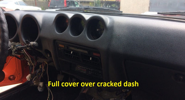 Dash Cover Cap Full Overlay Interior Black 1973