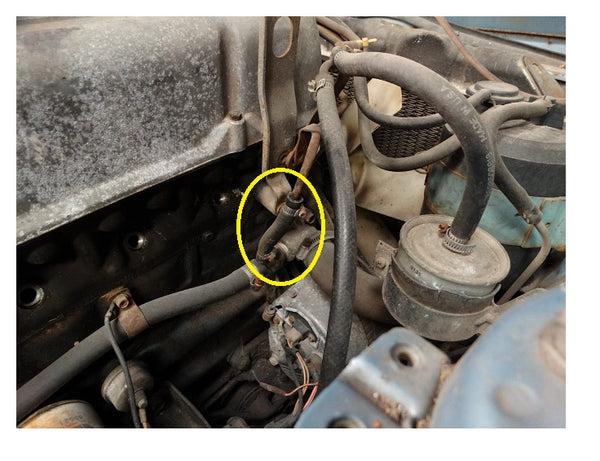 Coolant Hose Engine Bay T Fitting 280Z 280ZX