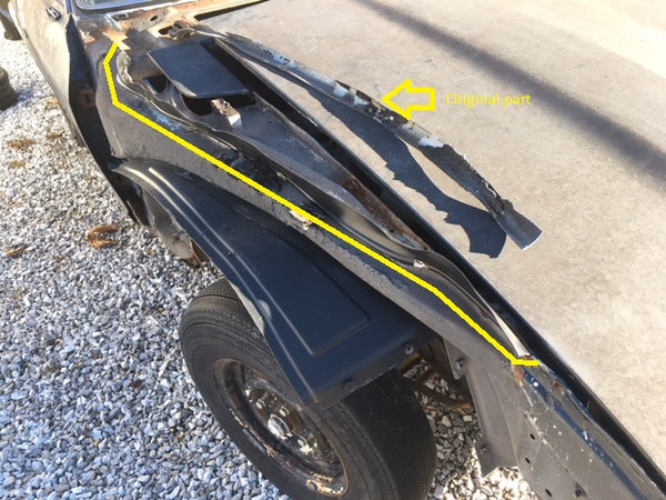 Fender To Body Inner Rubber Seal 240Z 260Z 280Z