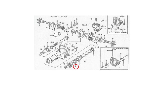 R200 Differential Pinion Oil Seal OEM