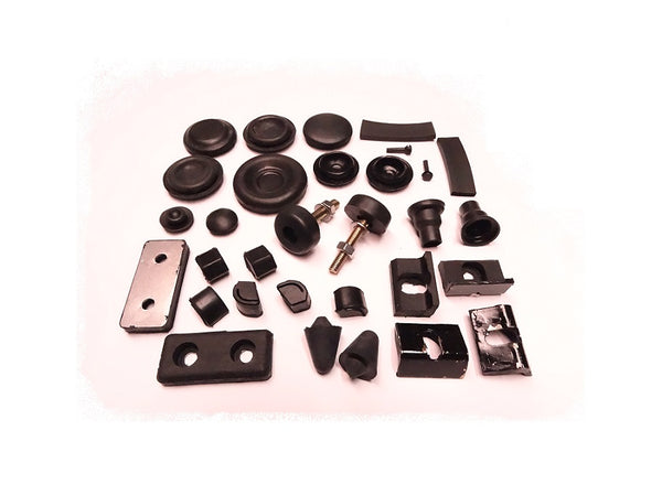 Rubber Bumper Body Grommet and Hole Plug Kit 