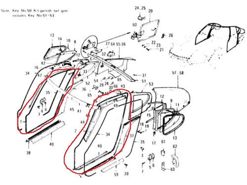 Door Rubber Seal Weatherstrip 240Z 260Z 280Z