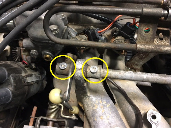 Throttle Linkage Screw Carburetor or Fuel injection Rod