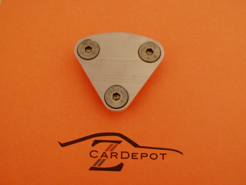 Fuel Pump Block Off Plate Billet 240Z 260Z 70-74 | Z Car Depot Inc