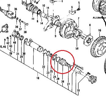 Axle Driveshaft Half Shaft Boot Kit OEM 240Z 260Z 280Z