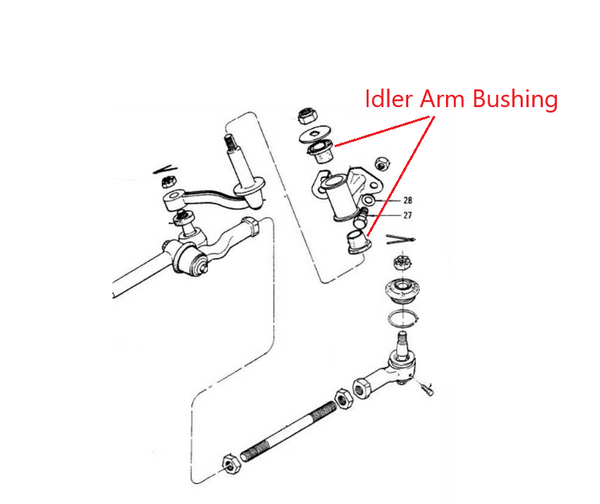 Steering Idler Arm Bushing 280ZX 79-81 OEM