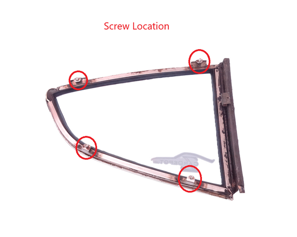 Quarter Side Window Trim Stainless Screw Set 240Z 260Z 280Z