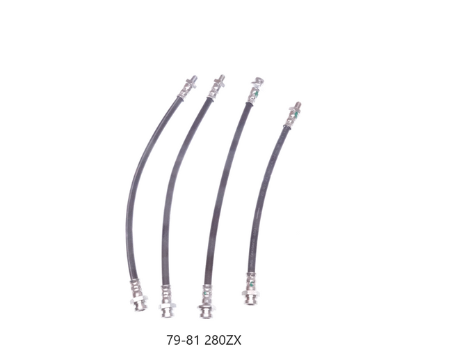 Rubber Brake Hose Kit Set 280ZX 1979-83 | Z Car Depot Inc