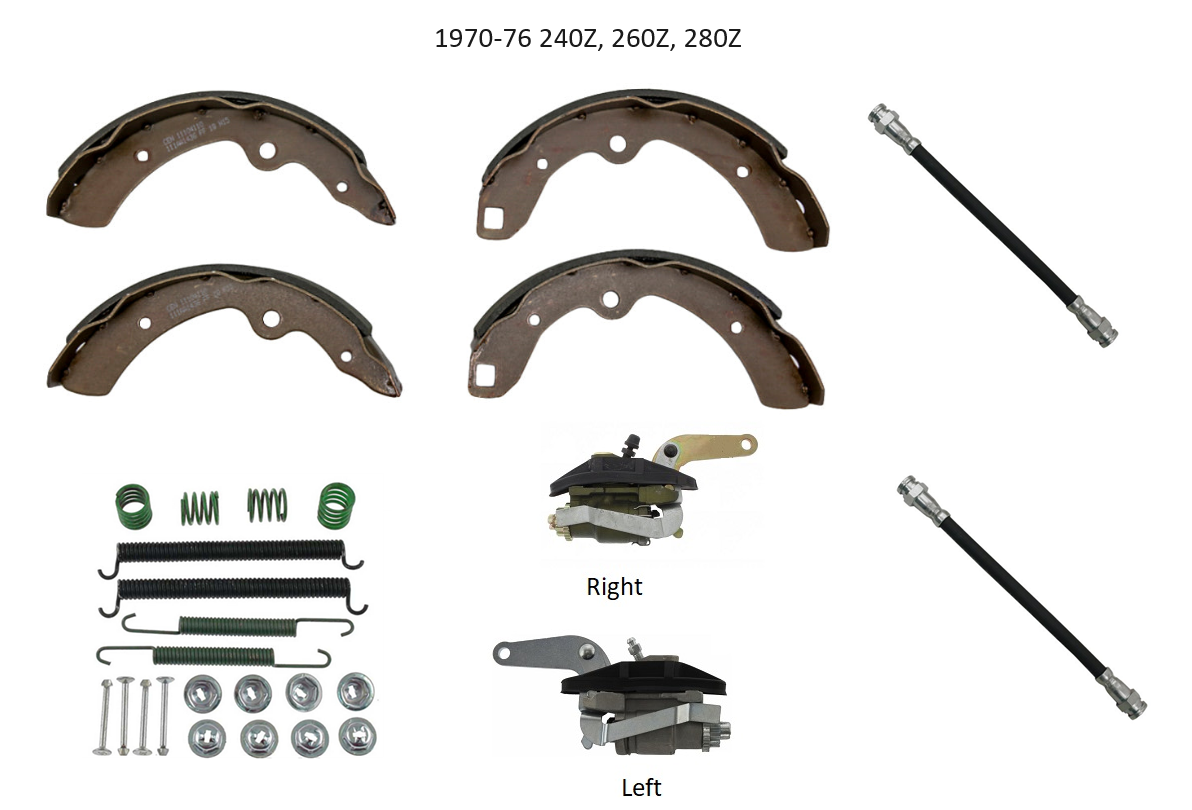 Rear Drum Brake Kit 240Z 260Z 280Z | Z Car Depot Inc Rear Drum Brake Kit 240Z 260Z 280Z | Z Car Depot Inc