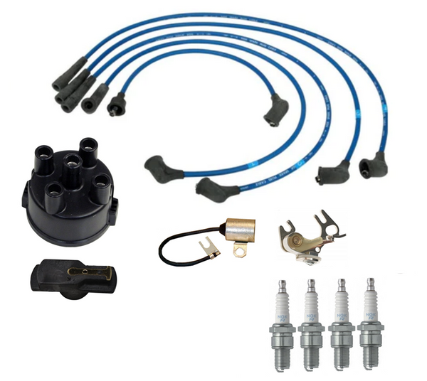 Ignition Tune Up Kit Cap Rotor Wires Plugs  510 L16 L18