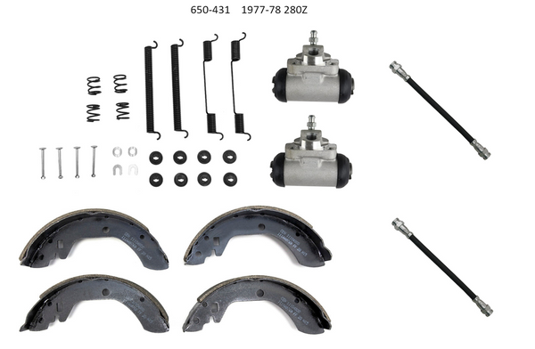 Rear Drum Brake Kit 240Z 260Z 280Z