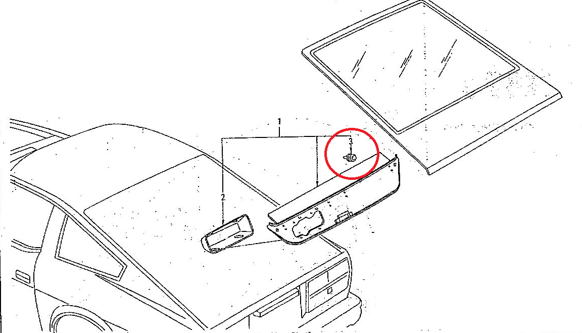 Rear Hatch Interior Panel Clip Retainer OEM 280ZX | Z Car Depot Inc Rear Hatch Interior Panel Clip Retainer OEM 280ZX | Z Car Depot Inc