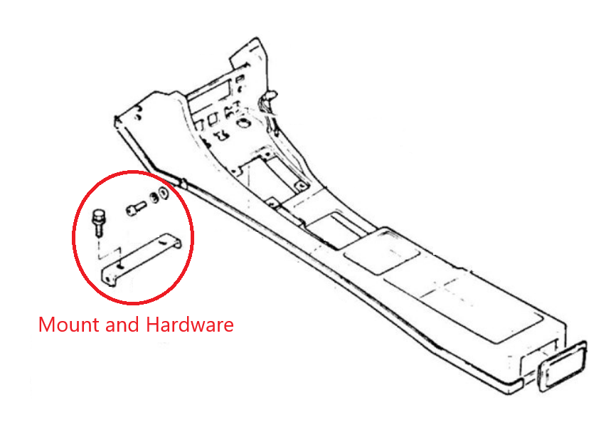 Console to Floor Front Mount Bracket 260Z 280Z | Z Car Depot Inc Console to Floor Front Mount Bracket 260Z 280Z | Z Car Depot Inc