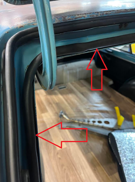 Wagon Rear Hatch Rubber Seal Weatherstrip  510 1968-73