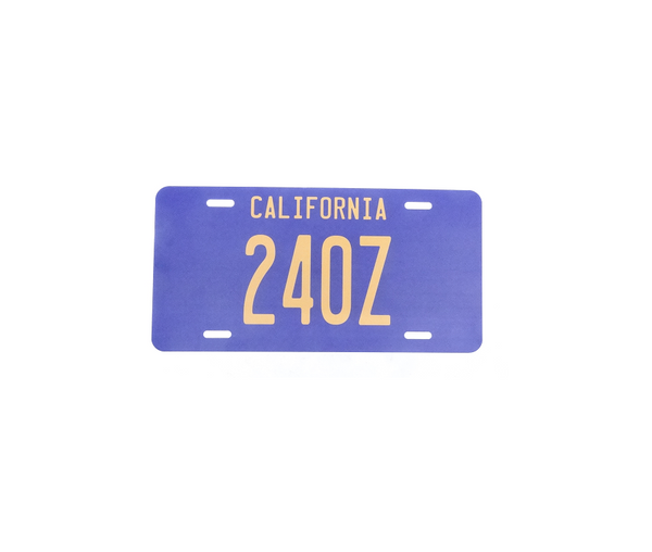 Custom License Plate Tag 240Z 260Z 280Z 510