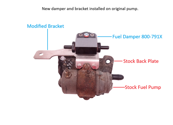 Electric Fuel Pump Damper Bracket 280Z 280ZX