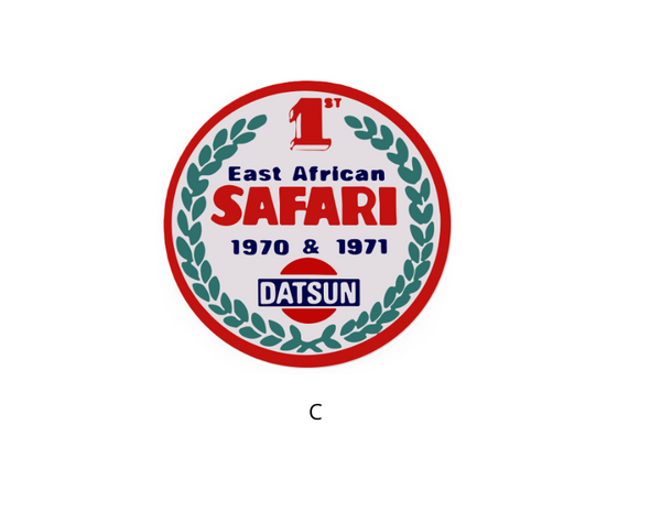 Rally Safari Livery Sticker Decal 240Z 260Z 280Z 510